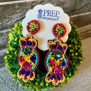 Halloween Beaded Candy Earrings